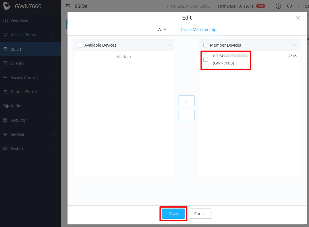 Grandstream Add SSID