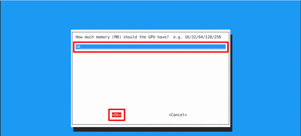Raspberry Pi Configure GPU Memory