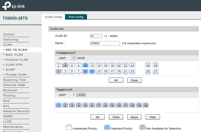 VLAN Configuration
