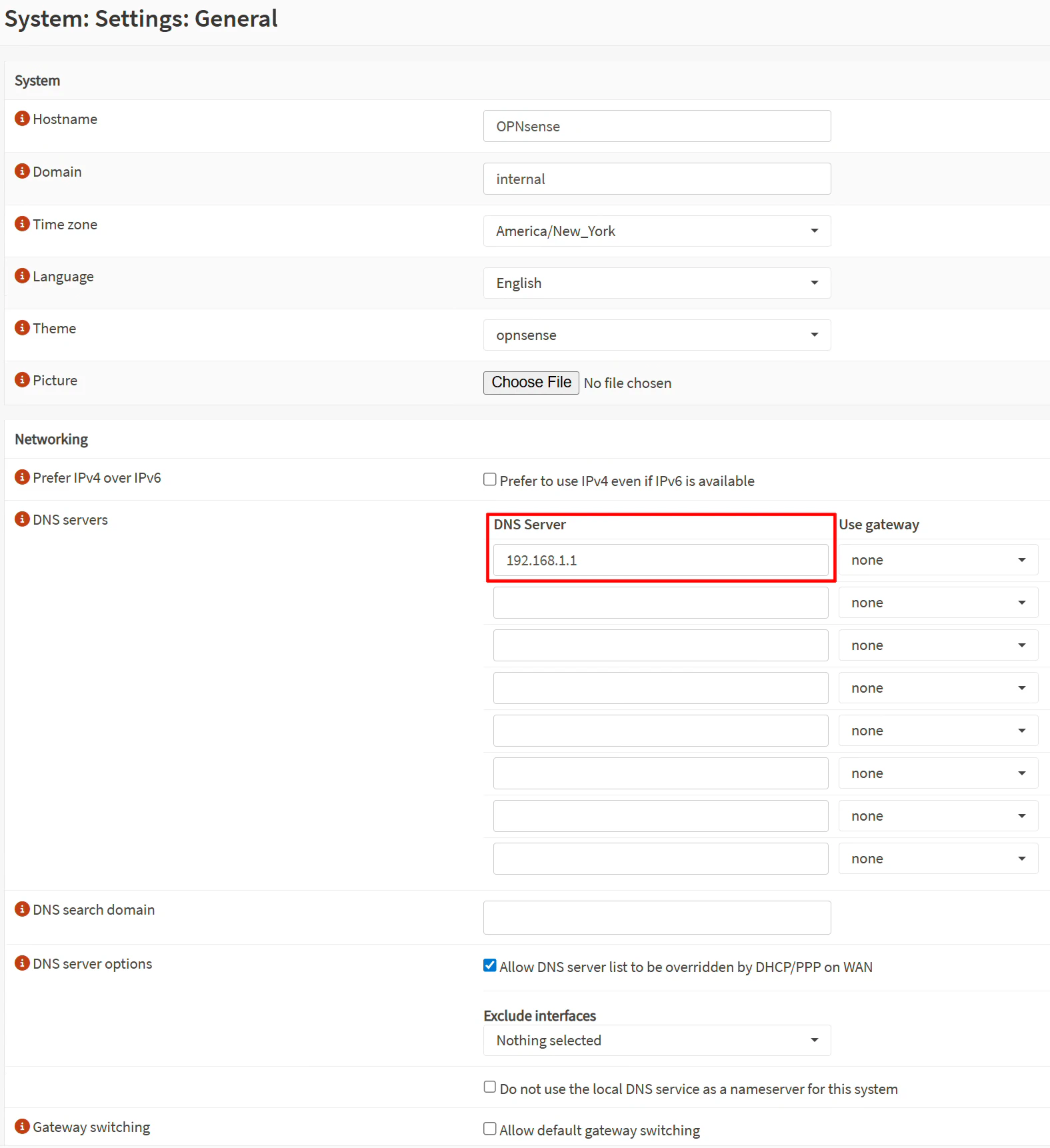 Add DNS Server