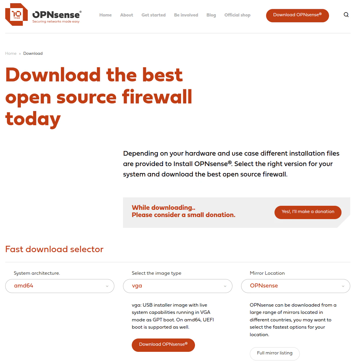 Download OPNsense