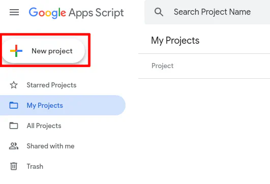 Google Apps Scripts Dashboard