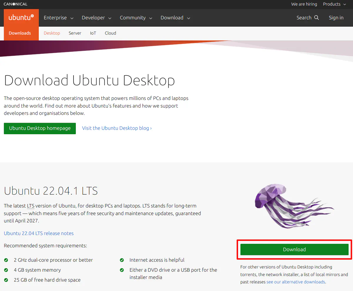Download Ubuntu
