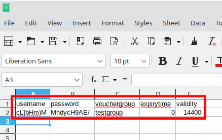 OPNsense Create Vouchers