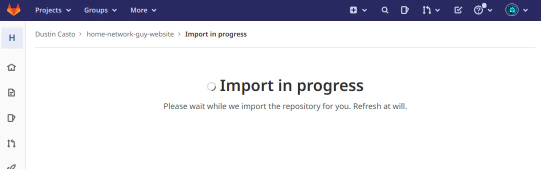 Import GitLab Project