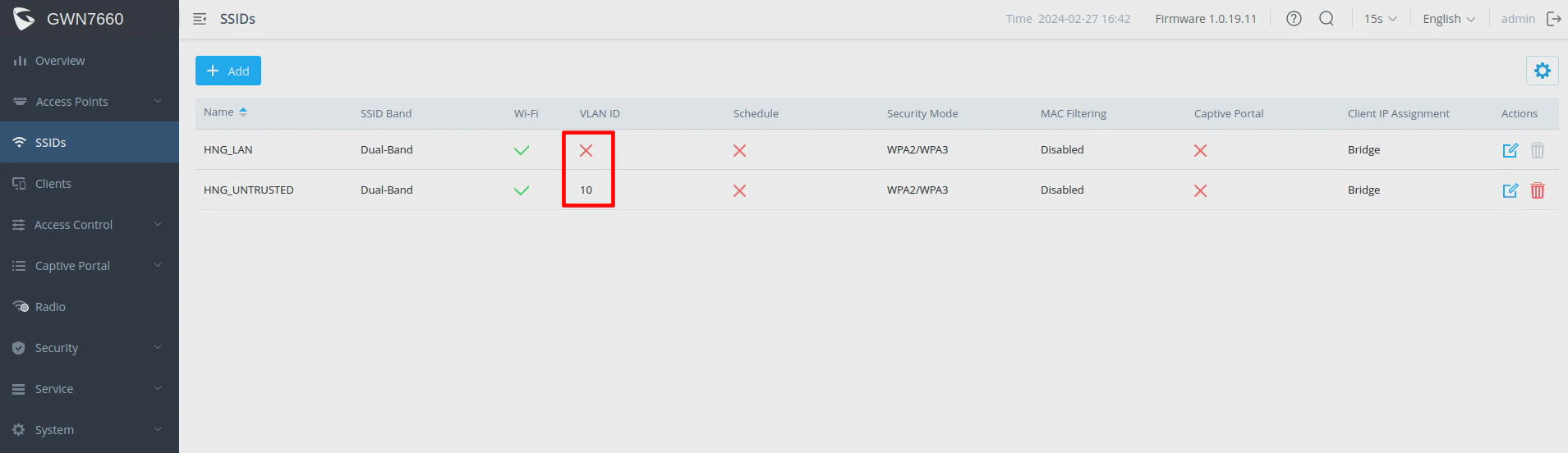 Wireless AP With and Without VLAN