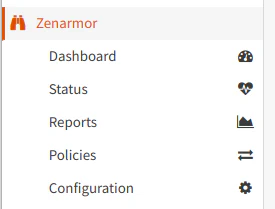 OPNsense Zenarmor Menu