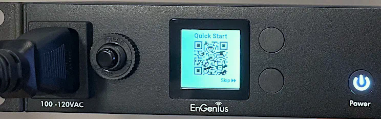 EnGenius ECP106 Screen Close Up