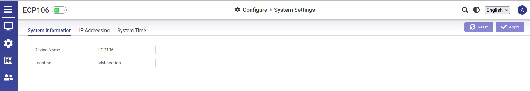 Standalone System Information