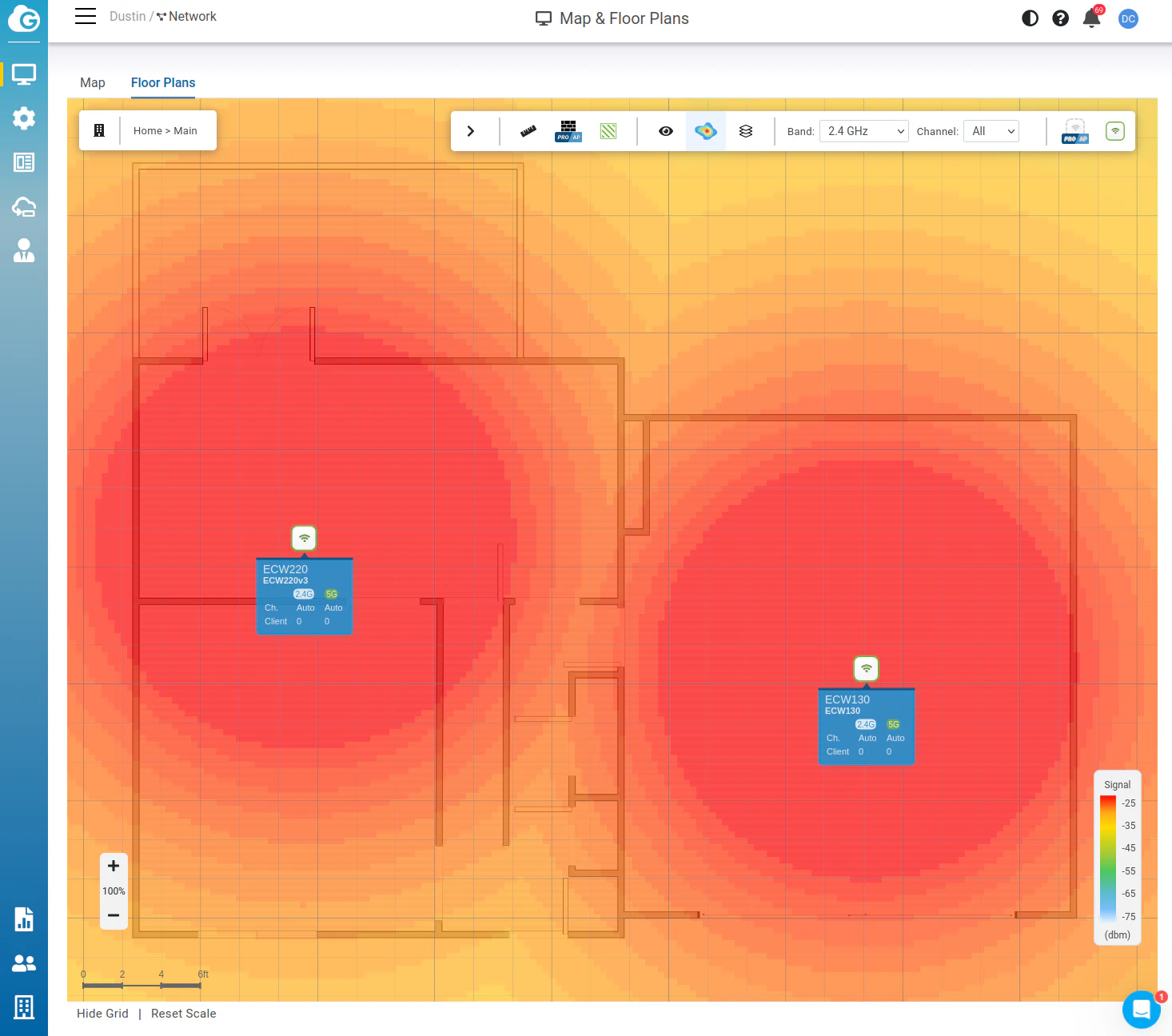 EnGenius Manage Floor Plan