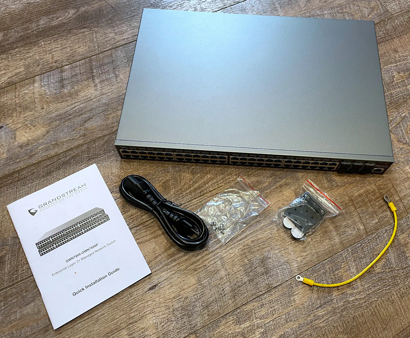 Unboxing the Grandstream Switch