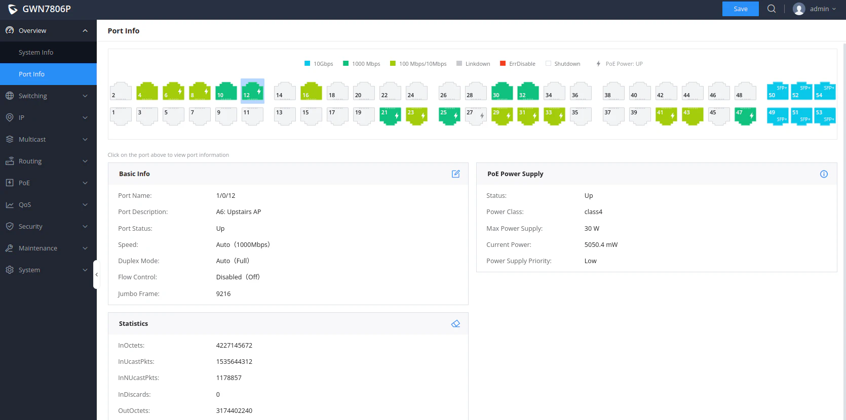 Grandstream Web Interface