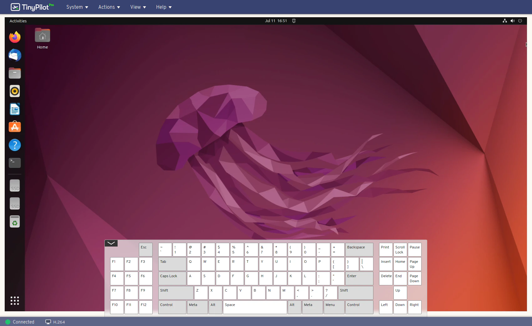TinyPilot Web Interface